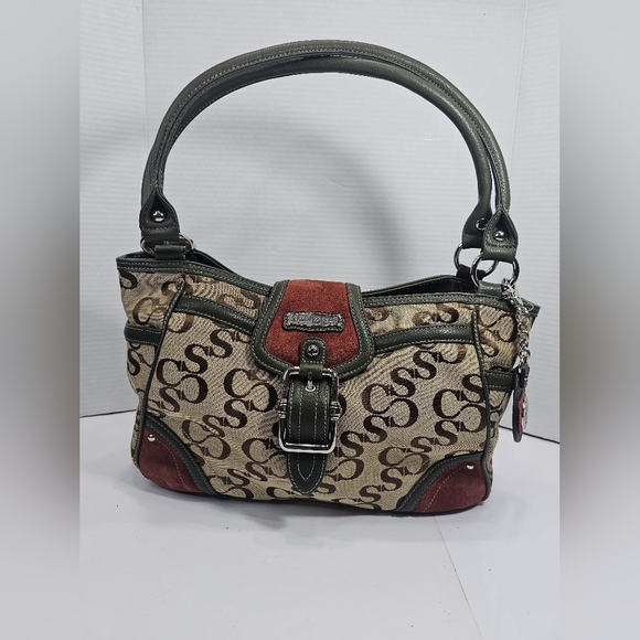 SOPHIA CAPERELLI Signature Canvas Shoulder Bag - Picture 3 of 8